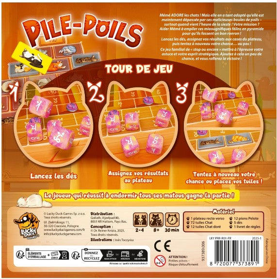 JEU PILE-POILS