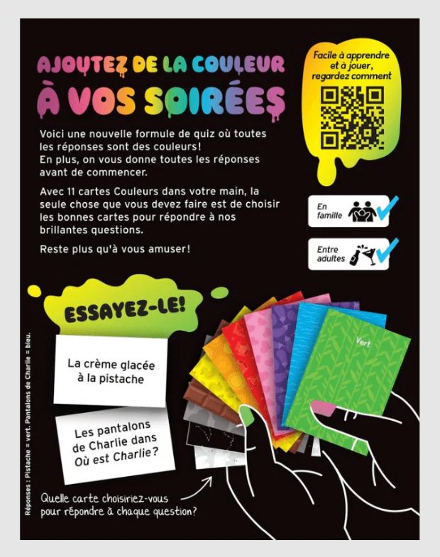 JEU QUELLE COULEUR? - NOUVEAU FORMAT - FR