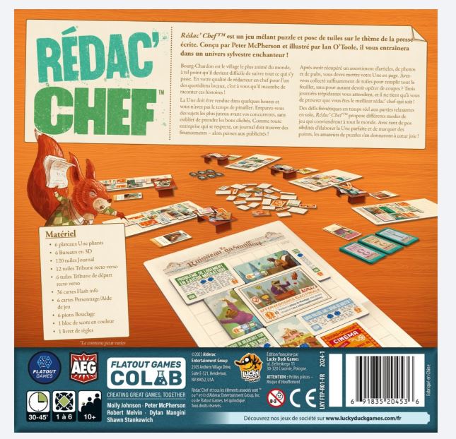 JEU RÉDAC' CHEF - Version française