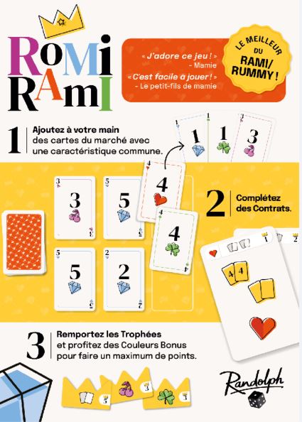 JEU ROMI RAMI - Version française