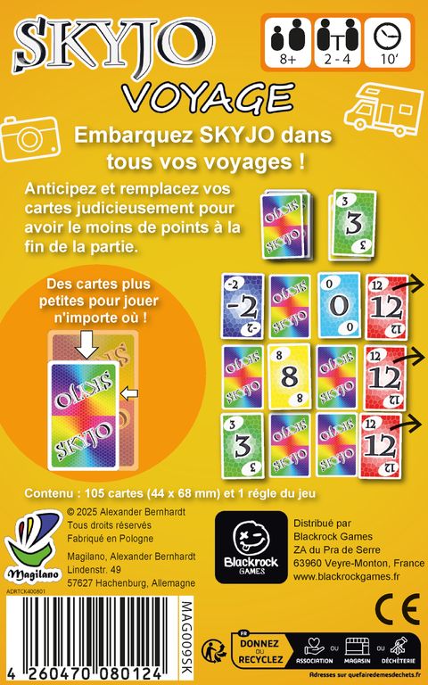 JEU SKYJO VOYAGE