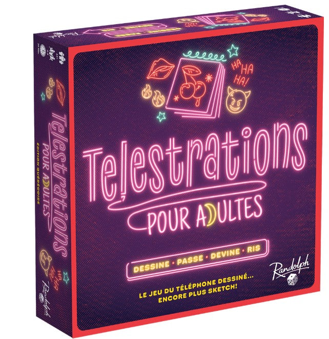 JEU TELESTRATIONS POUR ADULTES - ÉDITION QUÉBÉCOISE