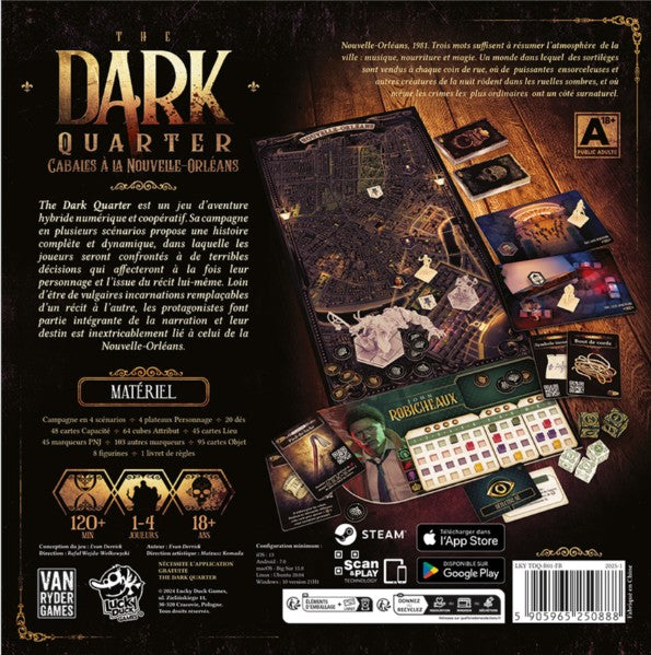 JEU THE DARK QUARTER - Version française