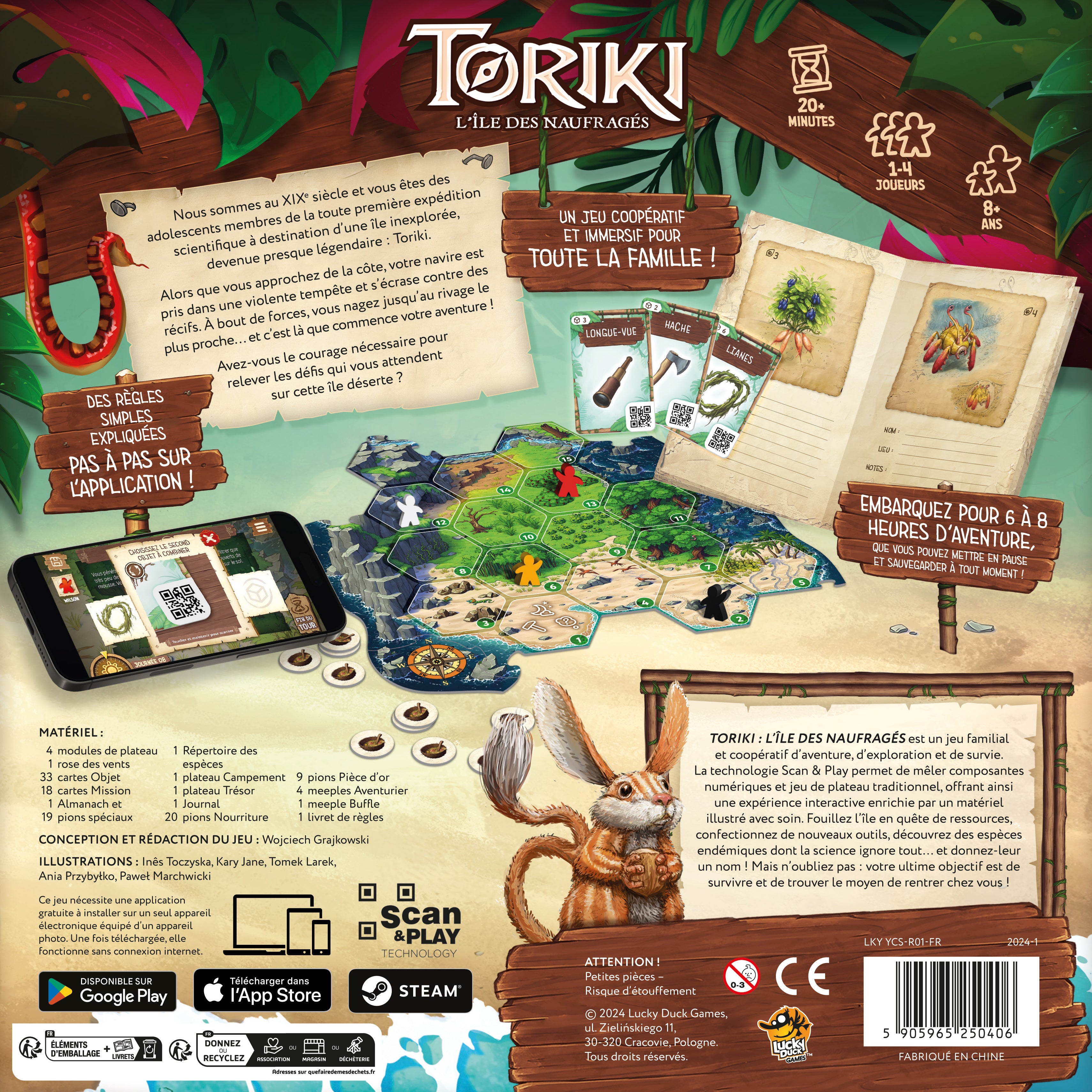 JEU TORIKI - L'ÎLE DES NAUFRAGÉS