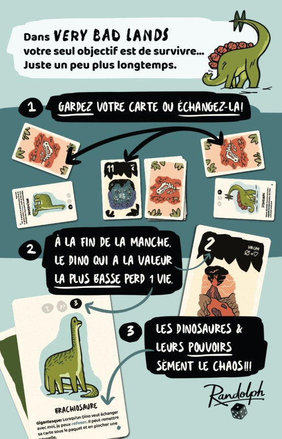 VERY BAD LANDS GAME - BRACHIO