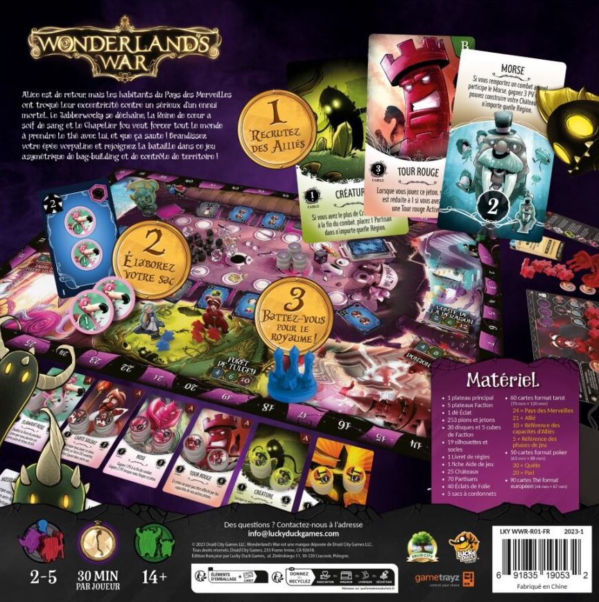 JEU WONDERLAND'S WAR - Version française