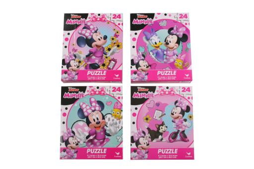 CASSE-TÊTE 24 PIÈCES - MINNIE MOUSE ASST