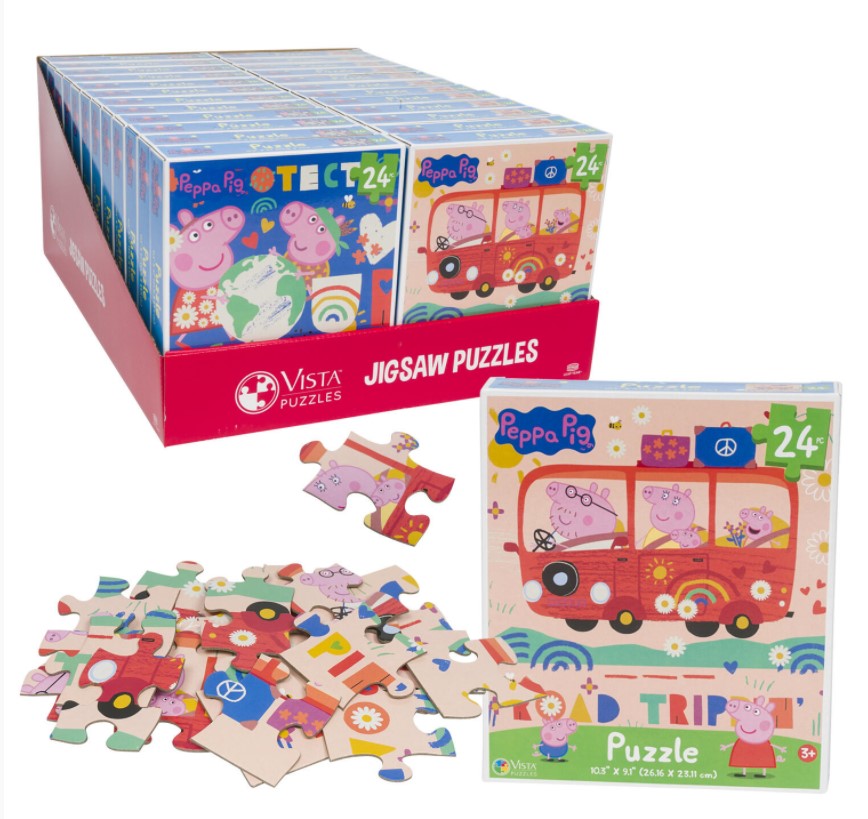 CASSE-TÊTE 24 PIÈCES - PEPPA PIG ASST