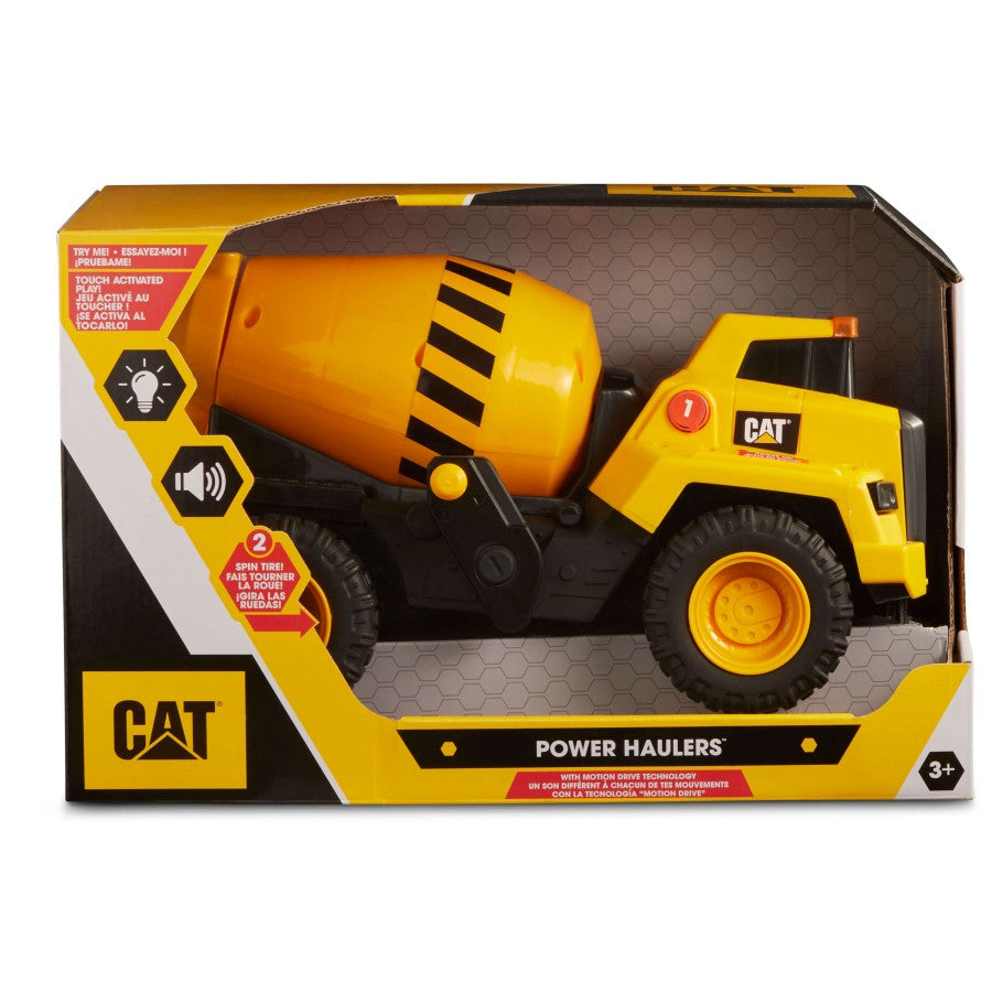 CAT - BÉTONNIÈRE POWER HAULERS SONS ET LUMIÈRES 13" (33 CM)