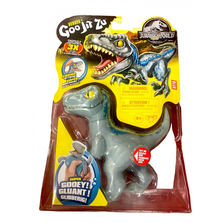GOO JIT ZU - BLUE HÉROS JURASSIC WORLD SÉRIE 2 EXTENSIBLE 6,5"