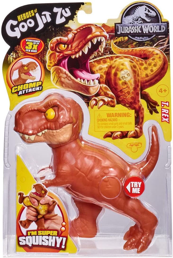 GOO JIT ZU - HÉROS JURASSIC WORLD SÉRIE 2 EXTENSIBLE 6,5" ASST