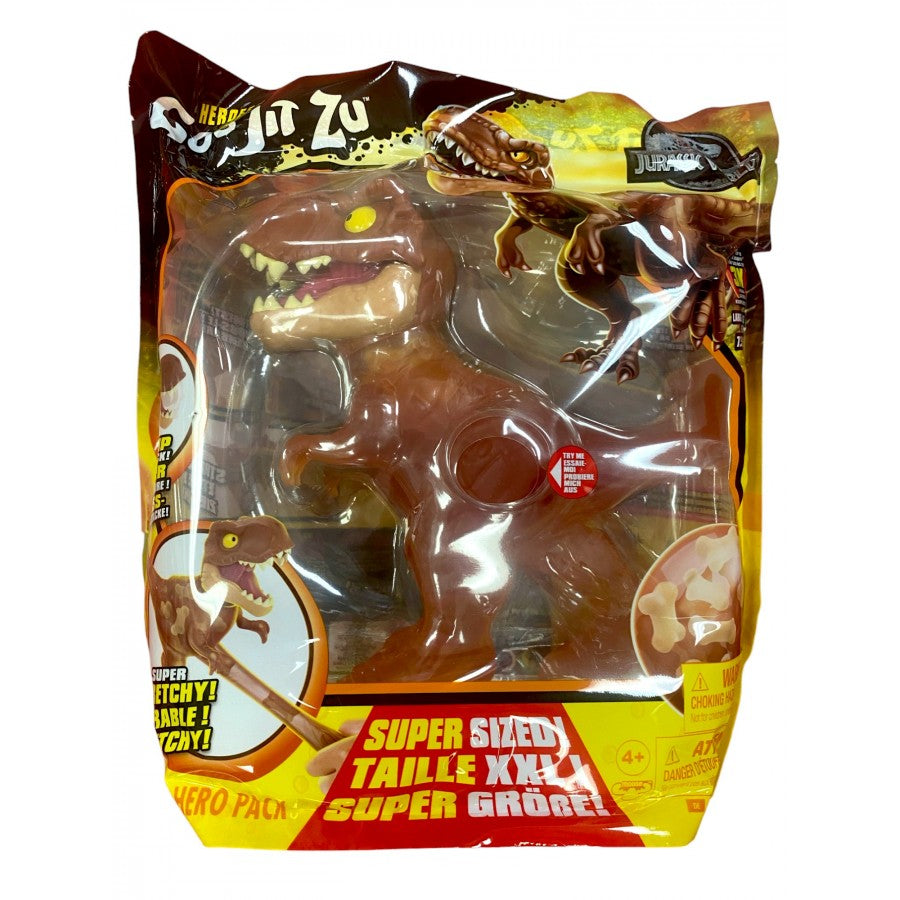 GOO JIT ZU - HÉROS JURASSIC WORLD SUPERGOO T-REX EXTENSIBLE 7,5"