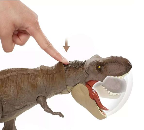 JURASSIC WORLD - DINO ESCAPE TYRANNOSAURUS REX DARIUS ET VELOCIRAPTOR BLUE