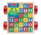 MÉLISSA AND DOUG - CLASSIC ABC WOODEN BLOCK WAGON