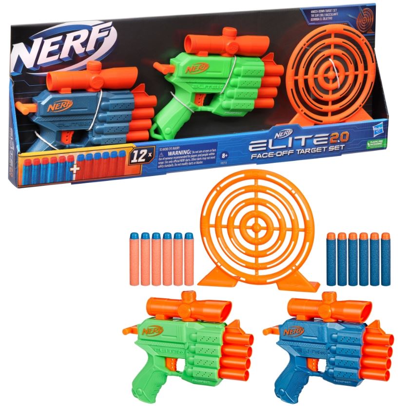 NERF ELITE 2.0 - ENSEMBLE DE CIBLES FACE À FACE