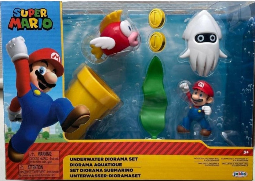 NINTENDO - SUPER MARIO 2.5" AQUATIC DIORAMA FIGURE