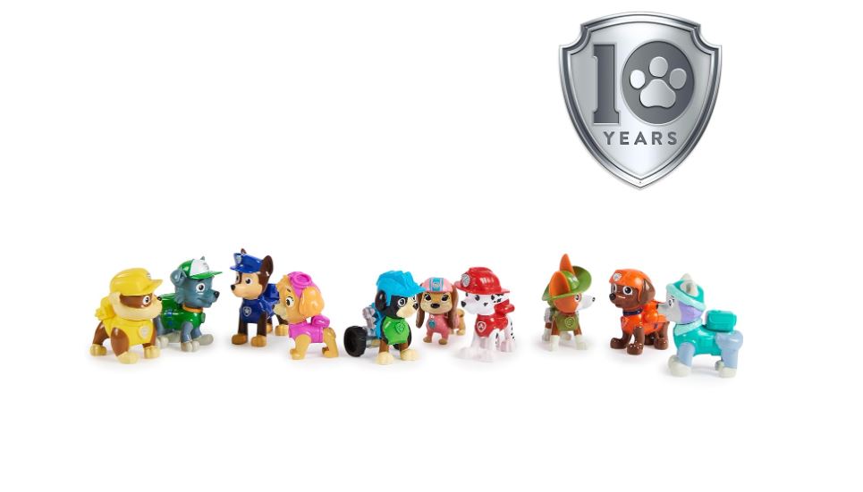 PAT'PATROUILLE - COFFRET CADEAU DE 10 FIGURINES