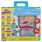 PLAY-DOH PÂTE À MODELER - MALLETTE DES CRÉATIONS AVEC 40 OUTILS, 8 POTS