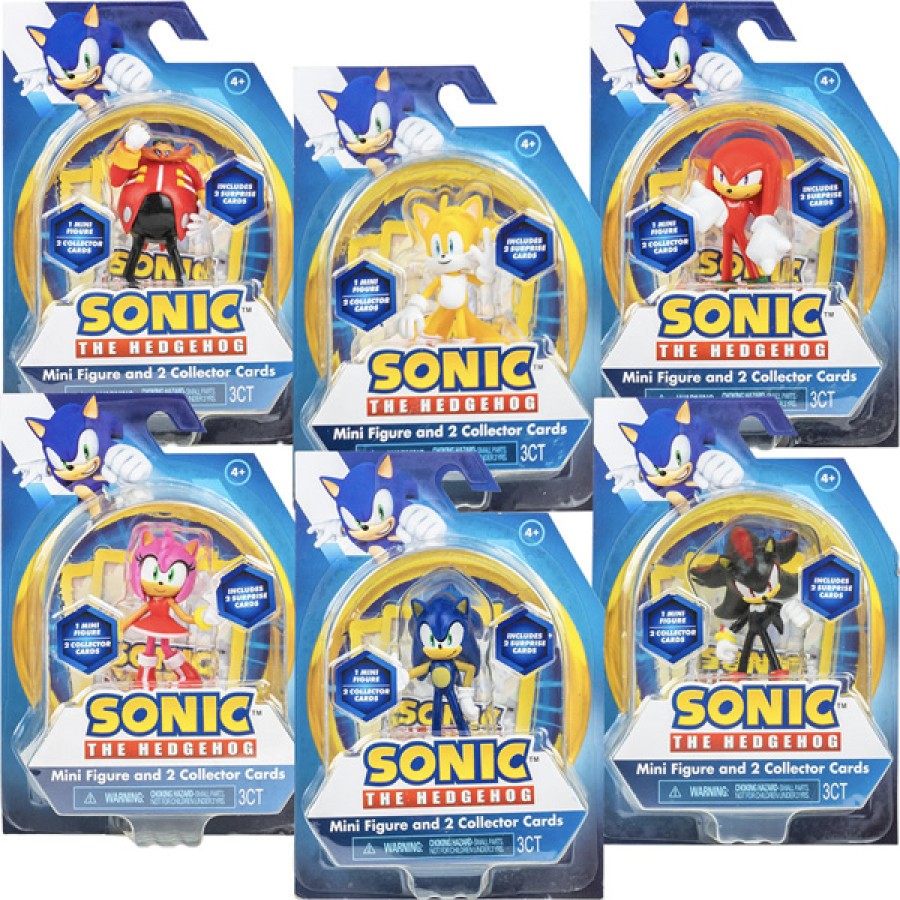 SONIC - FIGURINE LE HÉRISSON 2.5" ASST