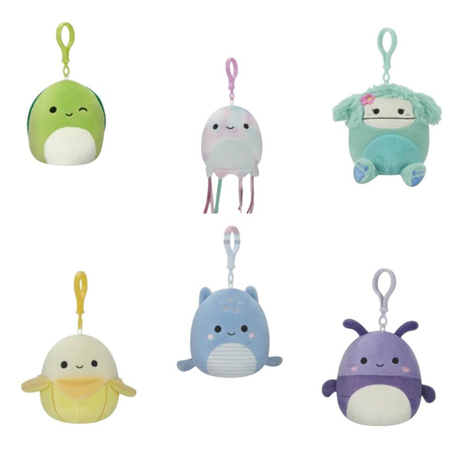 3.5" SQUISHMALLOWS KEYCHAIN ASST