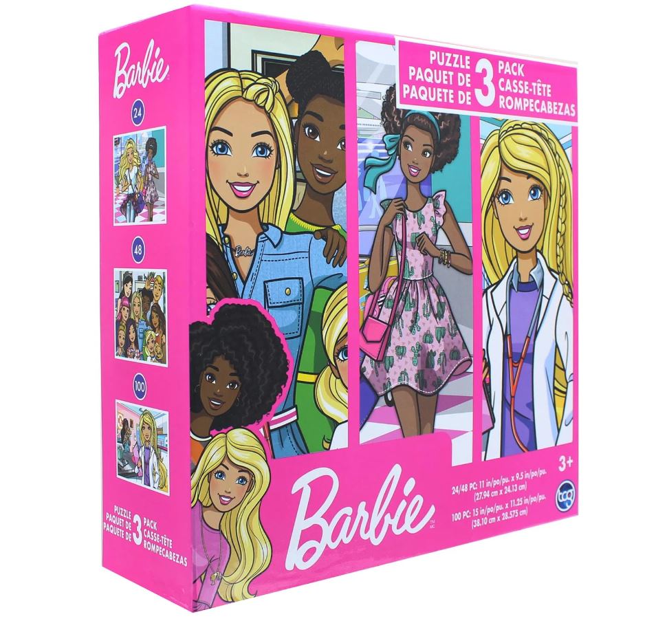 TCG CASSE-TÊTE DE 24/48/100 PIÈCES - BARBIE ET SES FABULEUX AMIS #18591