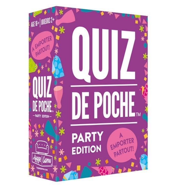JEU QUIZ DE POCHE - EDITION PARTY