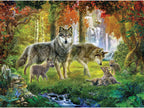 KI CASSE-TÊTE 1000 PIÈCES - LES LOUPS EN ÉTÉ (ARISTE KAREN BURKE) #02991-PR