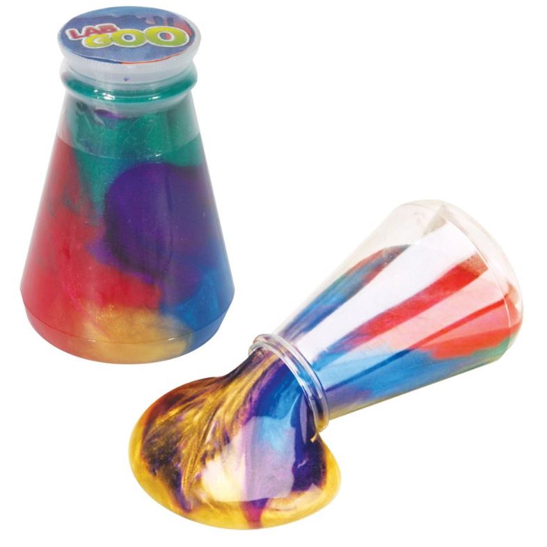 GLUE (SLIME) MULTICOLORE EN FLACON 3"