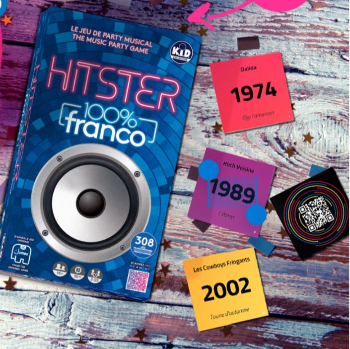 JEU HITSTER 100% FRANCO - JEU DE PARTY MUSICAL