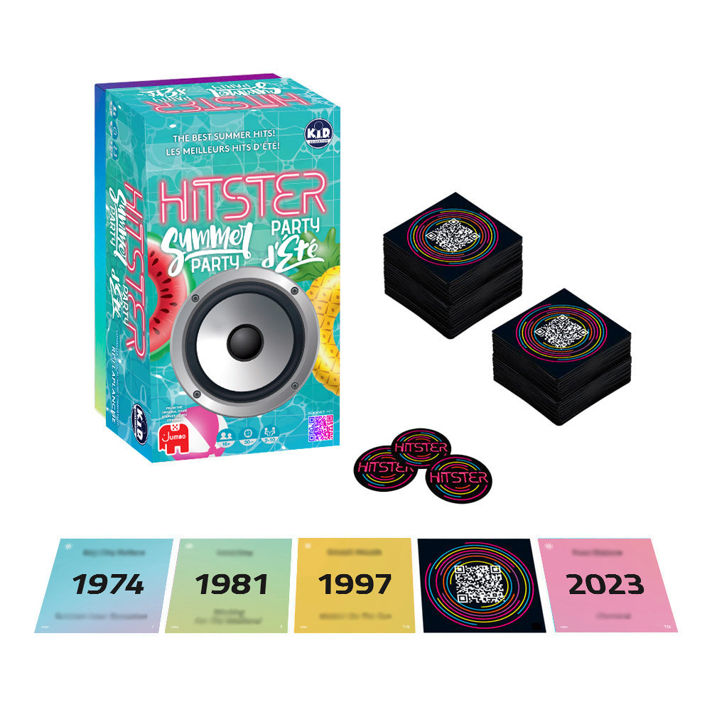 JEU HITSTER PARTY D'ÉTÉ - JEU DE PARTY MUSICAL