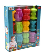 PAKÖ - INTERLOCKING BEADS 12 PIECES