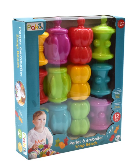 PAKÖ - INTERLOCKING BEADS 12 PIECES