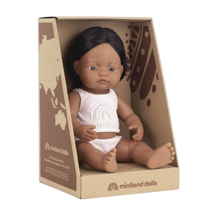 MINILAND DOLLS - POUPÉE SEXUÉE - ENFANT GARÇON AUTOCHTONE 15” (38 CM)
