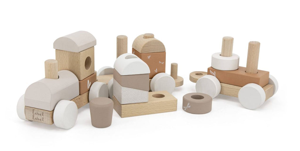*26 LABEL LABEL - TRAIN À EMPILER - NOUGAT