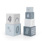 LABEL LABEL - BLOCS À EMPILER NUMÉROTÉS - BLEU
