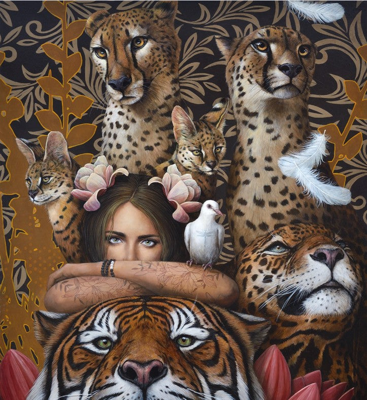LALITA'S ART SHOP CASSE-TÊTE 1000 PIÈCES - "FÉLINS" - SOPHIE WILKINS #100025