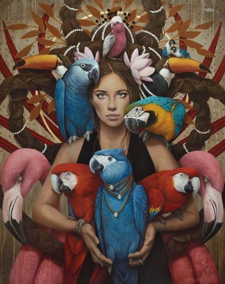 LALITA'S ART SHOP CASSE-TÊTE 500 PIÈCES - "BLU" OISEAUX - SOPHIE WILKINS #50012