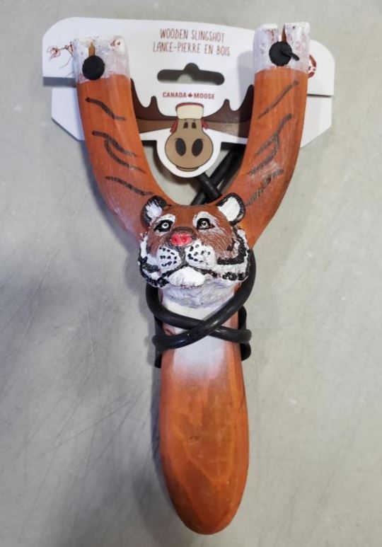 LANCE-PIERRE TIGRE EN BOIS (SLINGSHOT)