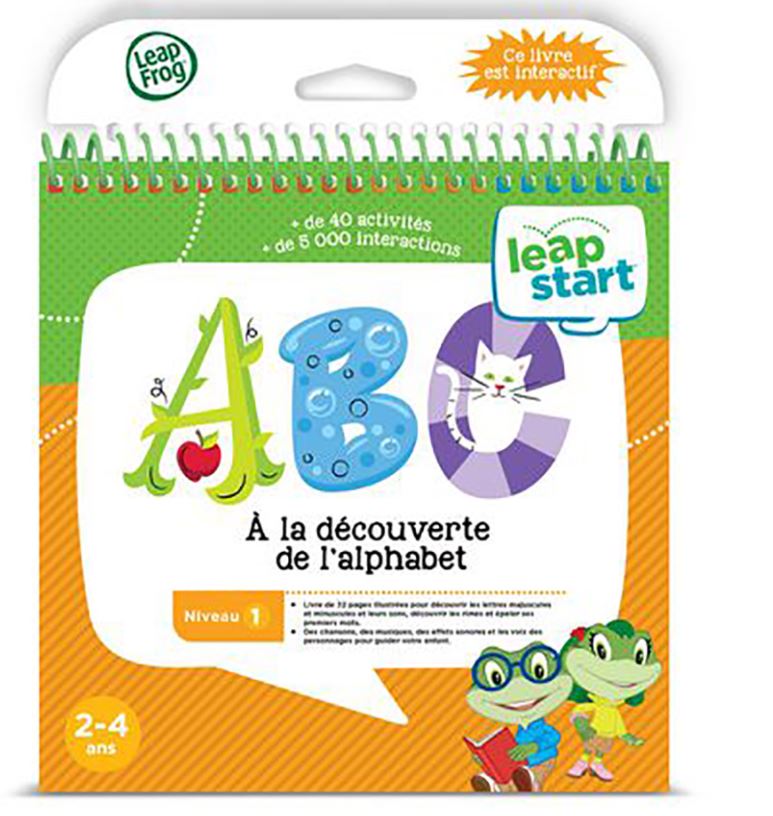 LEAPFROG - LEAPSTART LIVRE (NIVEAU 1) ABC À LA DÉCOUVERTE DE L'ALPHABET