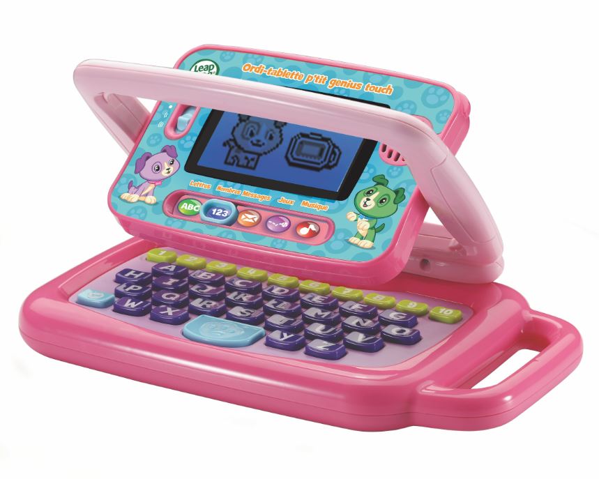 LEAPFROG - ORDI-TABLETTE P'TIT GENIUS TOUCH ROSE