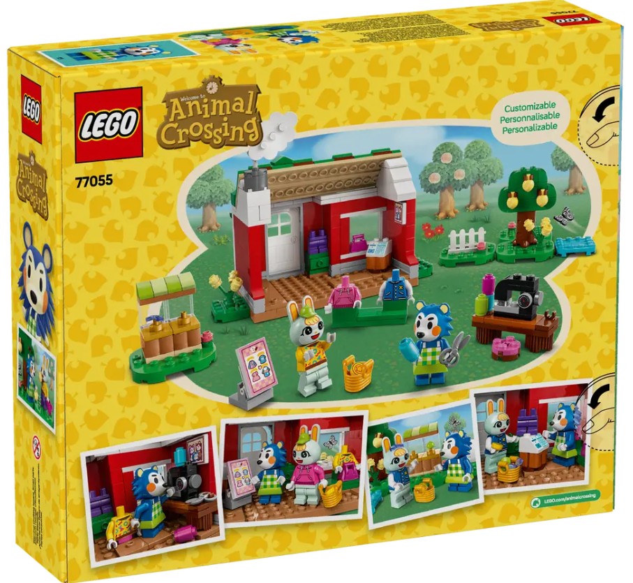 LEGO ANIMAL CROSSING - BOUTIQUE DE VÊTEMENTS DES SŒURS DOIGTS DE FÉE #77055