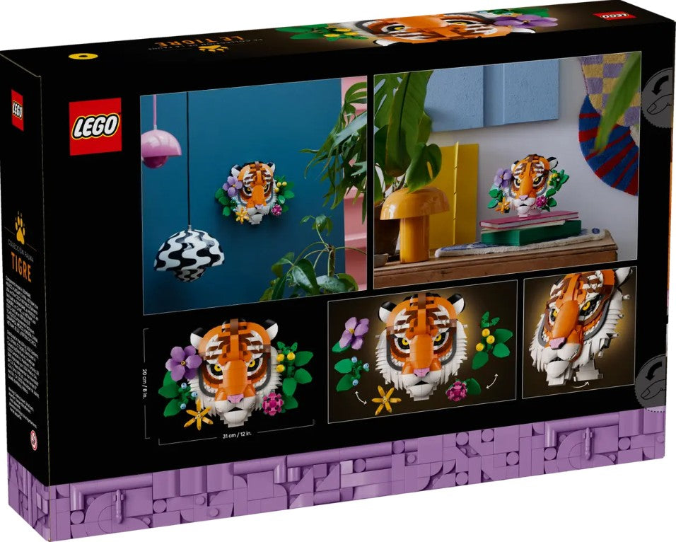 LEGO ART - LA COLLECTION DE LA FAUNE – LE TIGRE 3D #31217