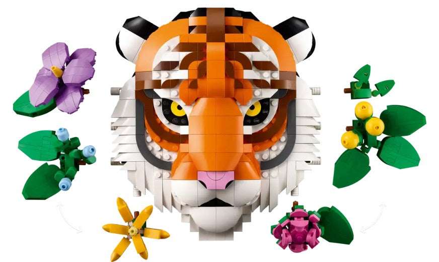 LEGO ART - LA COLLECTION DE LA FAUNE – LE TIGRE 3D #31217