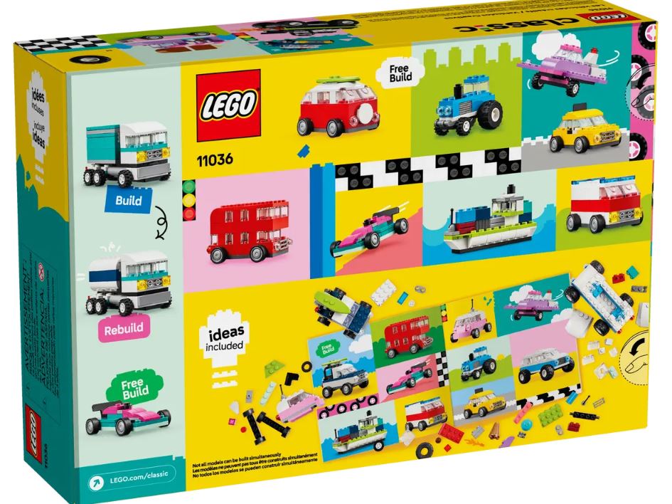 LEGO CLASSIC - LES VÉHICULES CRÉATIFS #11036