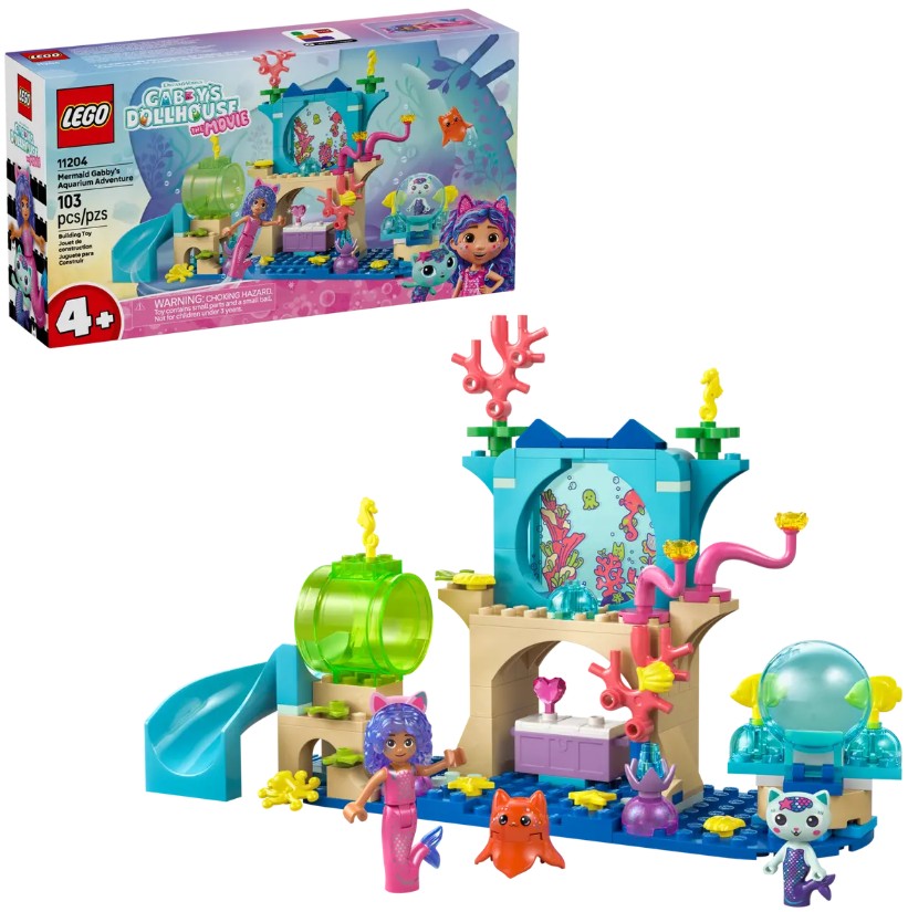 LEGO GABBY'S DOLLHOUSE - GABBY MERMAID'S AQUATIC ADVENTURES #11204