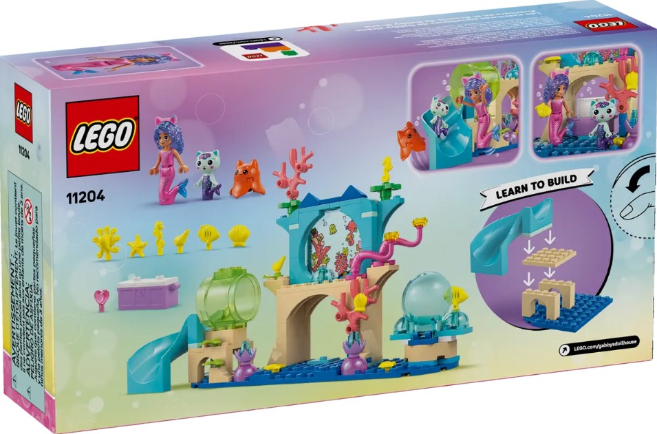 LEGO GABBY'S DOLLHOUSE - GABBY MERMAID'S AQUATIC ADVENTURES #11204