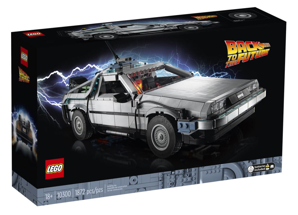 LEGO ICONS - LA DELOREAN, LA MACHINE À VOYAGER DANS LE TEMPS DE RETOUR VERS LE FUTUR #10300