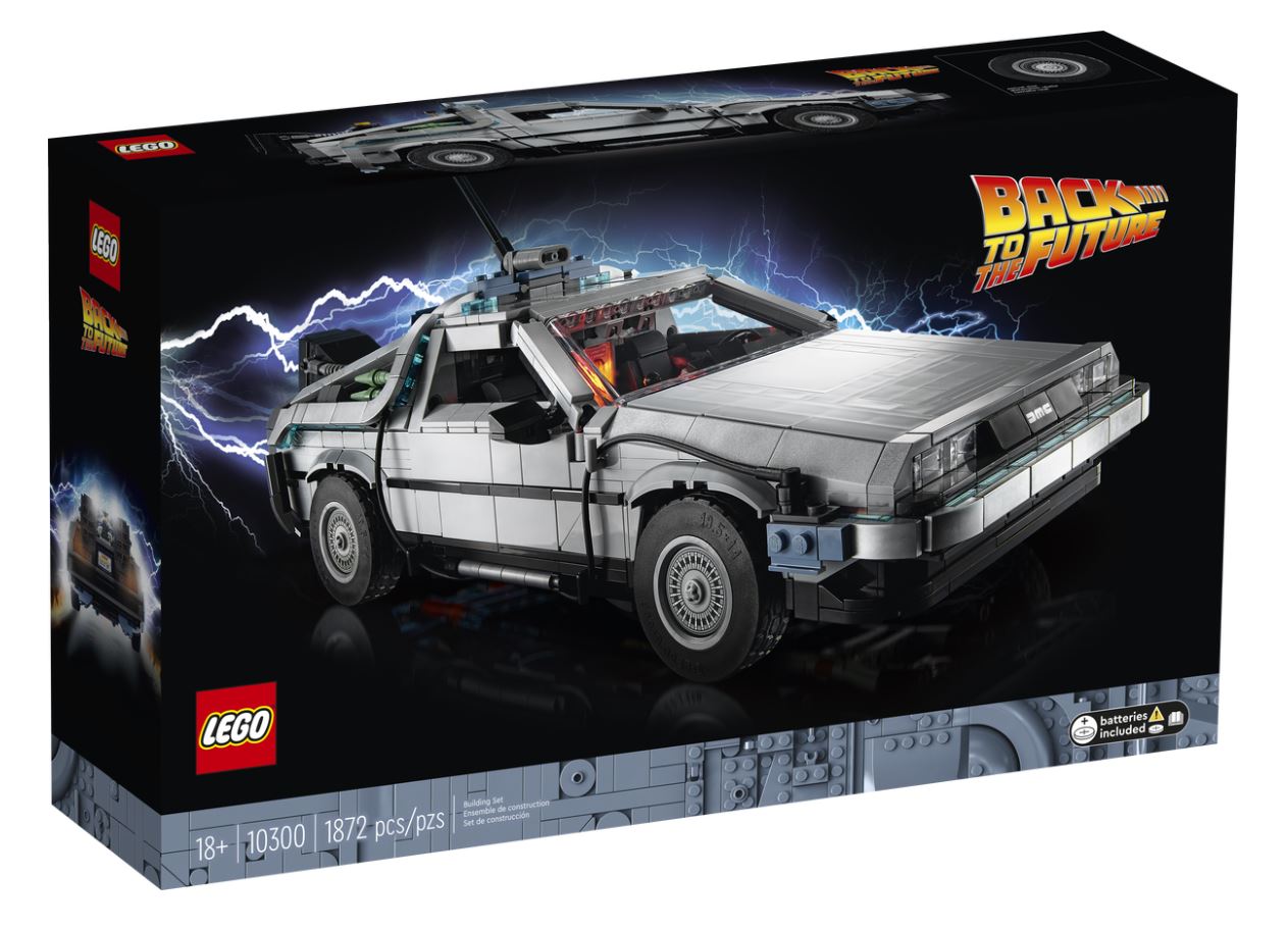 LEGO ICONS - LA DELOREAN, LA MACHINE À VOYAGER DANS LE TEMPS DE RETOUR VERS LE FUTUR #10300
