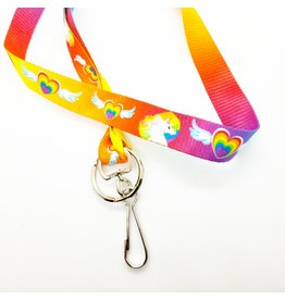 RAINBOW UNICORN NECK LANYARD (STRAP) ASST