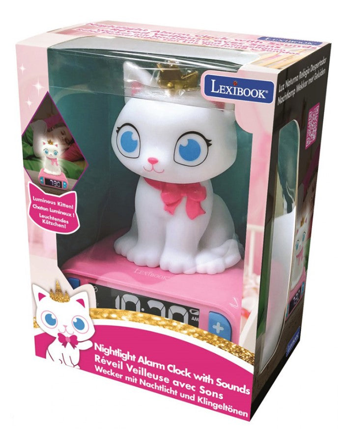 LEXIBOOK - RÉVEIL VEILLEUSE - CHATON